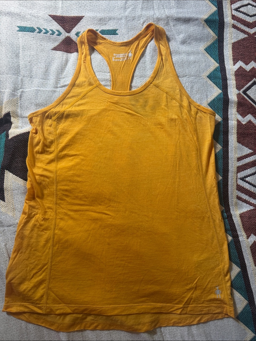 Smartwool MerinoSport 120 Racerback Tank Top ultralight sunsets mango women’s S